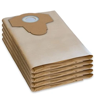 Abbildung von Parkside Staubsaugerbeutel Papierfilterbeutel 30 L passend für PNTS Nass Trockensauger, 5 Stück, 1400, 1500, St., 5er Pack, Trockensauger