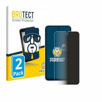Abbildung von BROTECT (2 Stück Anti Spy Blickschutzfolie für Samsung Galaxy A54 5G Enterprise Edition Privacy Screen Protector [Displayschutz, Sichtschutz]