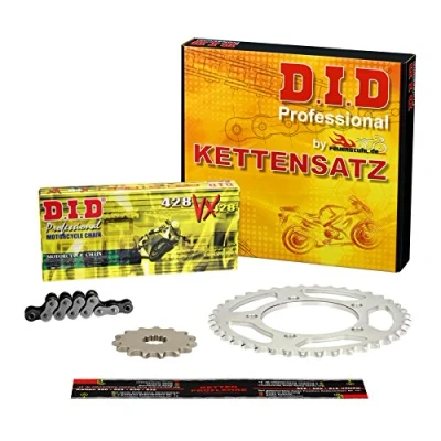 Abbildung von Kettensatz Yamaha TDR 125, 1993 2002, Typ 4GW, 5AN, DID X Ring (VX) extra verstärkt