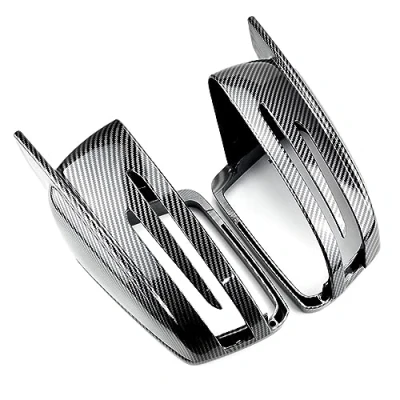 Abbildung von Rückspiegel Abdeckkappe Auto Für Mercedes Benz W204 C207 W212 W221 Spiegelkappen(Carbon pattern A)