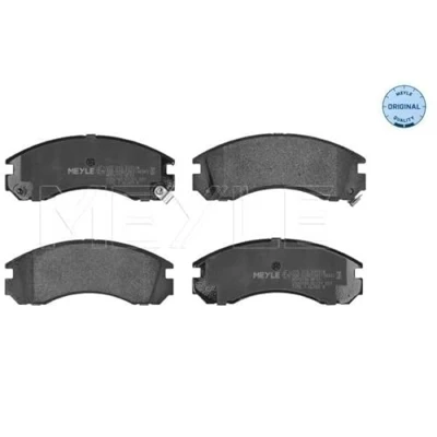 Abbildung von MEYLE 025 213 6315/W Bremsbelagsatz ORIGINAL Quality Vorderachse mit akustischer Verschleißwarnung Anti Quietsch Blech MITSUBISHI: Galant 6 Kombi