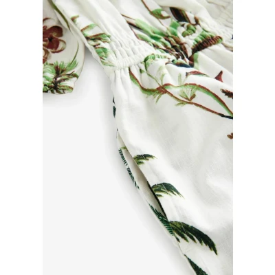 Abbildung von Next Jumpsuit, Damen, Größe: 48, Ecru white