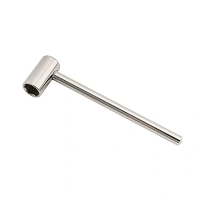 Abbildung von Musiclily Pro 8mm Stahl Guitar Truss Rod Wrench Schraubenschlüssel Halsstab Schlüssel Luthier Werkzeug für ESP Gitarre, Nickel