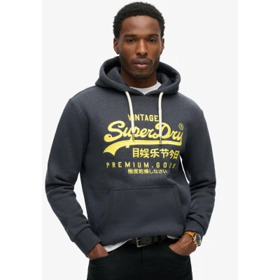 Abbildung von Superdry Kapuzenpullover, Herren, Größe: Medium, Eclipse navy marl
