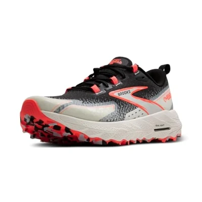 Abbildung von Brooks Cascadia 18 Laufschuh Trail, Damen, Größe: 38.5, Black grey flame Schuhe