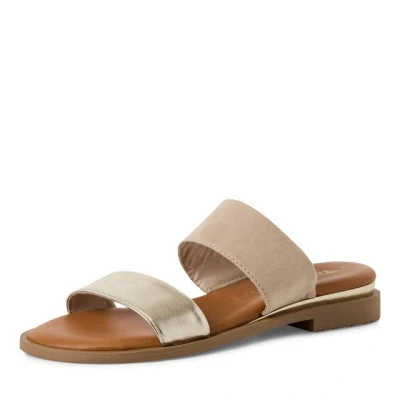 Abbildung von Tamaris Pantolette flach, Damen, Größe: 39, Taupe comb Schuhe