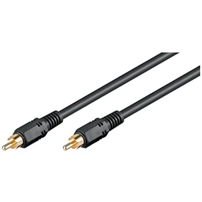 Abbildung von Goobay 50435 Koaxial Digital Audio Verbindungskabel, Cinch S/PDIF, Zweifach Geschirmt