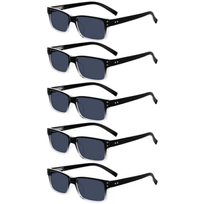Abbildung von Eyekepper 5er pack Federscharniere Vintage Herren Lesebrille in grauen Gläsern