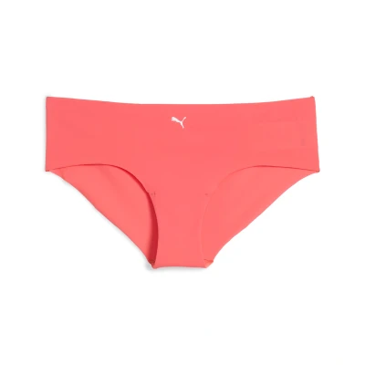 Abbildung von Puma Women Seamless Hipster 2 PACK Slip, Damen, Größe: Large, Coral