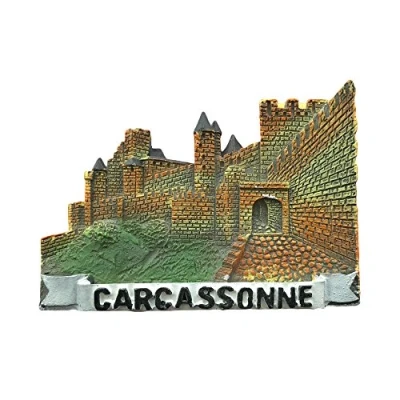 Abbildung von Carcassonne Frankreich Kühlschrank Magnet 3D Travel Aufkleber Souvenirs Collection, Home &amp; Küche Dekoration, Aus China
