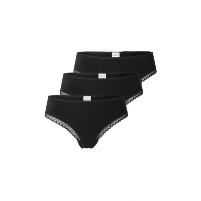 Abbildung von Schiesser 3PACK Cheeky String, Damen, Größe: 38, Schwarz