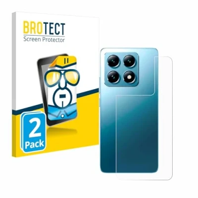 Abbildung von BROTECT (2 Stück Schutzfolie für Xiaomi 14T (Rückseite) Displayschutz Folie Ultra Klar
