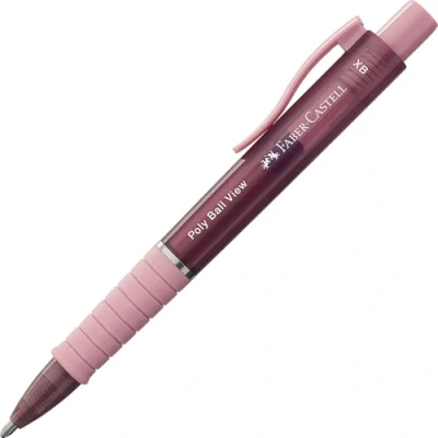 Abbildung von Faber Castell Kugelschreiber Poly Ball View XB, Großraummine, dokumentenecht