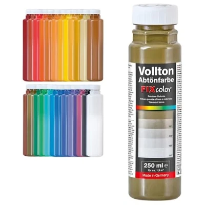 Abbildung von decotric Decolor Bunte Abtönfarbe Umbra 250 ml I Dispersionsfarbe für dekorative Anstriche und wasserbasierten Materialien Hohe Farbkraft &amp; Ergiebigkeit