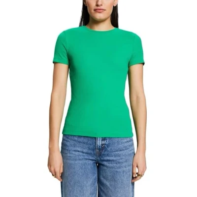 Abbildung von Esprit Tshirt basic, Damen, Größe: Large, Green