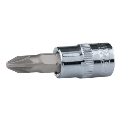 Abbildung von KS Tools 918.1477 1/4 Chrome+ Bit Stecknuss,Pz1