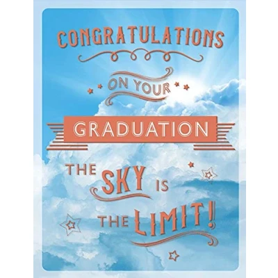 Abbildung von Traditionelle Karte zum Schulabschluss, 20,3 x 15,2 cm, Piccadilly Greetings