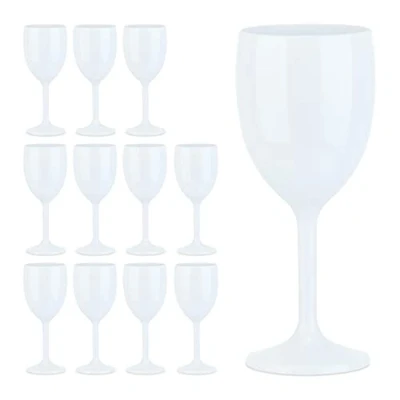 Abbildung von relaxdays Weinglas Weingläser Kunststoff 12er Set,