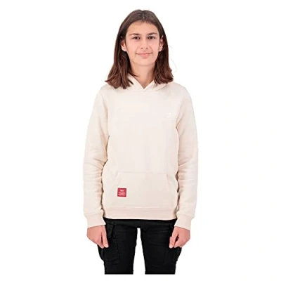 Abbildung von Alpha Industries Unisex Kinder Basic Hoody Small Logo, Jet Stream White/White, 146/152