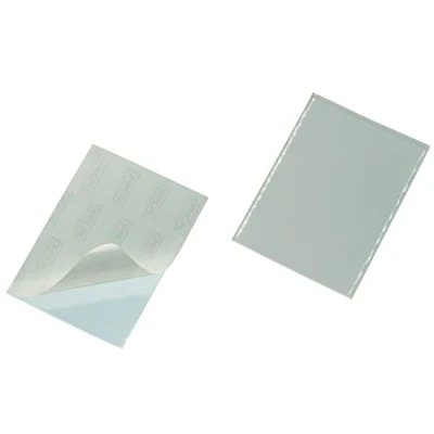 Abbildung von Durable Selbstklebetasche Pocketfix, für Dokumente A5, Beutel à 5 Stück, transparent, 809419