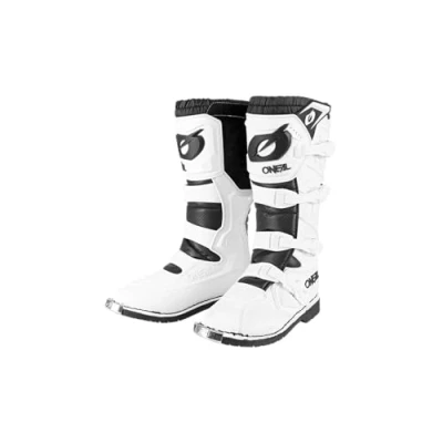 Abbildung von O&#039;NEAL Motocross Stiefel Enduro Motorrad Komfort durch Air Mesh Innenleben, verstellbare Verschlussschnallen, hochwertiges Synthetik Material Boots Rider Pro Erwachsene Weiß Größe 42