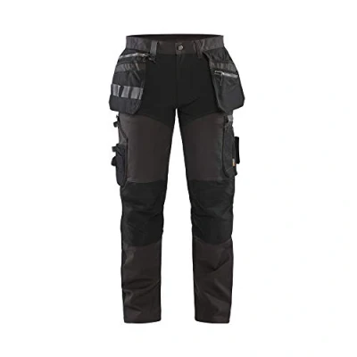 Abbildung von Blaklader 159913439899C156 Handwerker Arbeitshose mit Stretch, Dunkelgrau/Schwarz, Größe C156