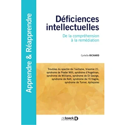 Abbildung von Déficiences intellectuelles : De la compréhension à remédiation: prise en charge