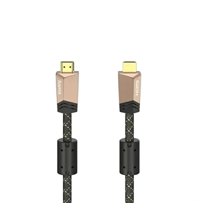 Abbildung von Hama Premium HDMI™ Kabel mit Ethernet, Stecker 1,5 m HDMI Kabel, HDMI, (150 cm), Metall Ferrit