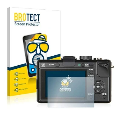 Abbildung von BROTECT Entspiegelungs Schutzfolie für Panasonic Lumix DMC GF1 (2 Stück) Matte Displayschutz Folie, Anti Reflex, Fingerprint
