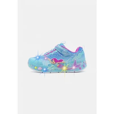 Abbildung von Skechers MERMAID DREAMS LIGHTS Sneaker, Blink, Klettschuh mit Herz Applikation, Größenschablone zum Download