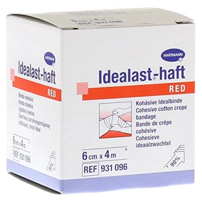 Abbildung von Idealast haft color Binde 6 cmx4 m rot