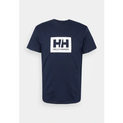 Abbildung von Helly Hansen HH BOX T Tshirt print, Herren, Größe: XS, Dark blue