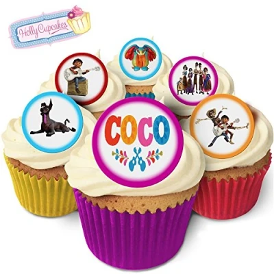 Abbildung von 24 Wunderschöne essbare Kuchendekorationen: Coco