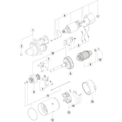 Abbildung von Starter MAHLE MS 214