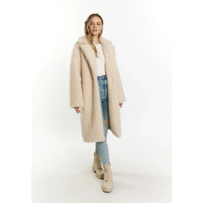 Abbildung von Dreimaster Klassischer Mantel, Damen, Größe: M/L, Wollweiss