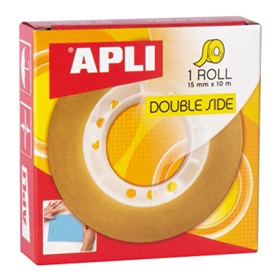 Abbildung von APLI 11505 doppelseitiges Klebeband, 15 mm x 10 m