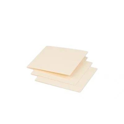 Abbildung von Clairefontaine 16117C Packung (mit 25 Doppelkarten Pollen, Gefaltet, 116 x mm) 210g, elfenbein