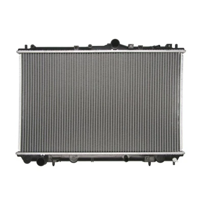 Abbildung von THERMOTEC D7V011TT Kühler, Motorkühlung Aluminium 400 648 16 Schaltgetriebe Kühlrippen gelötet VOLVO: V40 Kombi, S40 I