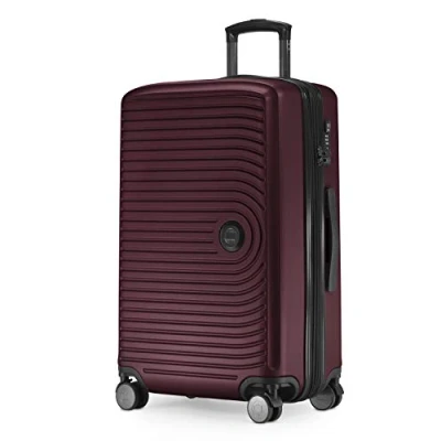 Abbildung von Hauptstadtkoffer Hartschalen Trolley &quot;Mitte, 68 cm, burgund&quot;, 4 Rollen, Koffer Reisegepäck TSA Schloss Volumenerweiterung