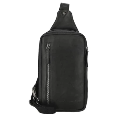 Abbildung von The Chesterfield Brand Leder Crossbody Tasche Schwarz Rotterdam