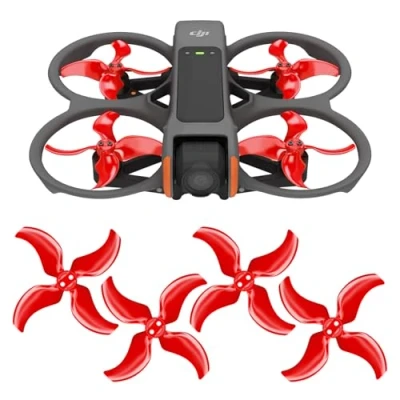 Abbildung von Master Airscrew Stealth Propeller kompatibel mit DJI Avata 2 Rot, 4 Stück