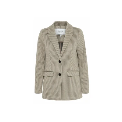 Abbildung von b.young Byrowan LONG Blazer, Damen, Größe: 42, Roasted cashew melange