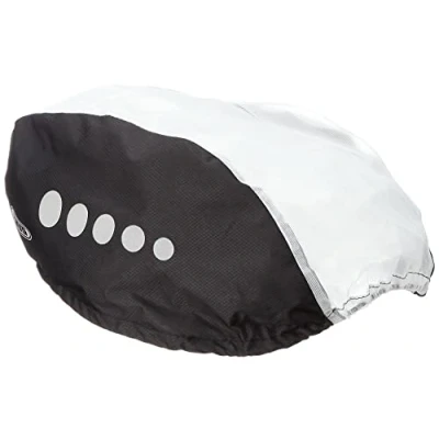 Abbildung von ABUS Regenkappe Toplight für Helme mit hohem Rücklicht Regenschutz reflektierenden Deko Elementen und Gummizug