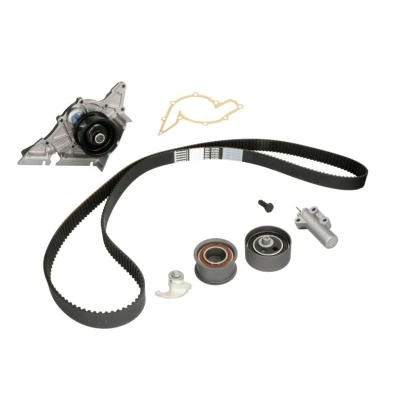 Abbildung von CONTITECH CT920WP3 Wasserpumpe + Zahnriemensatz mit Spanndämpfer, Spannrolle 253 AUDI: A4 B5 Avant, B6 Limousine, Avant