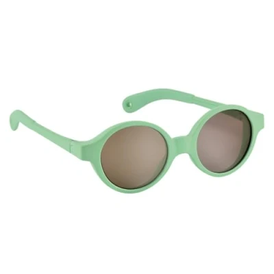 Abbildung von Béaba, Baby Sonnenbrille 9 24 Monate, 100% UV Schutz CAT 3, Seitenschutz, Optimaler, 360 verstellbare Bügel, Joy, Neon Green