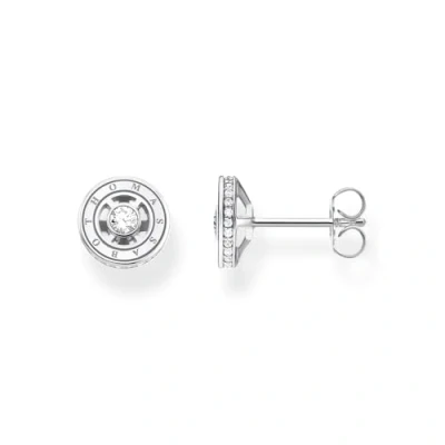 Abbildung von THOMAS SABO Paar Ohrstecker mit weißen Steinen silber, H2062 051 14, Zirkonia (synth)