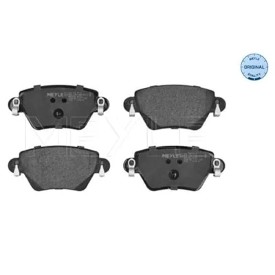 Abbildung von MEYLE 025 235 5717 Bremsbelagsatz ORIGINAL Quality Hinterachse exkl. Verschleißwarnkontakt mit Anti Quietsch Blech FORD: MONDEO 3 Kombi,