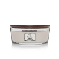 Abbildung von Woodwick Ellipse JAR WARM WOOL Duftkerze, Größe: 454 g, Beige