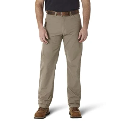 Abbildung von Wrangler Herren Techniker Hose Arbeitshose, Dunkles Khaki, 34W / 32L