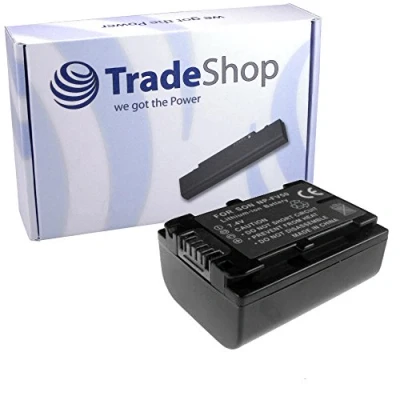 Abbildung von Trade Shop Kamera Li Ion Akku 1100mAh für Sony HDR CX305E CX350E CX350VE CX130 CX130E CX130EB CX130ER CX130ES CX130EL CX160 CX160E CX360 CX360VE CX700